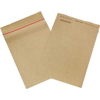 W.B. Mason Co. Jiffy Rigi Bag Self-Seal Mailers, #2, 8-1/2 in x 10-1/2 in, Kraft, 250/Case