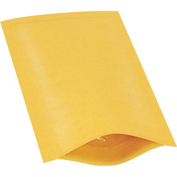 W.B. Mason Co. Heat-Seal Bubble Lined Mailers, #000, 4 in x 8 in, Golden Kraft, 500/Case