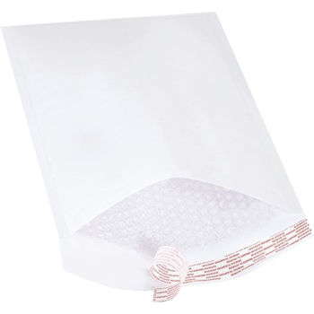 W.B. Mason Co. Self-Seal Bubble Lined Mailers, #4, 9-1/2 in x 14-1/2 in, White, 25/Case