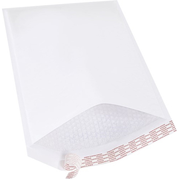 W.B. Mason Co. Self-Seal Bubble Lined Mailers, #6, 12-1/2 in x 19 in, White, 25/Case