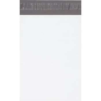 W.B. Mason Co. Self-Seal Poly Mailers with Tear Strip, 7-1/2 in x 10-1/2 in, White, 100/Case