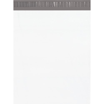 W.B. Mason Co. Self-Seal Poly Mailers with Tear Strip, #5-1/2, 14 in x 17 in, White, 500/Case