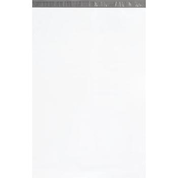 W.B. Mason Co. Self-Seal Poly Mailers, 24 in x 36 in, White, 100/Case