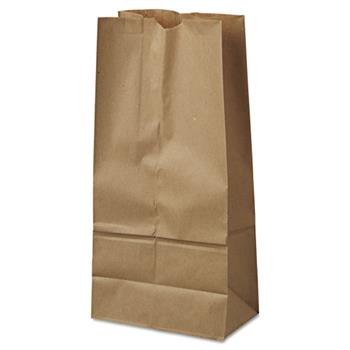 General 16# Paper Bag, 40lb Kraft, Brown, 7 3/4 x 4 13/16 x 16, 500/Pack