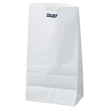 Duro Bag Grocery Bag, 5#, 35 lb., White, 500/PK