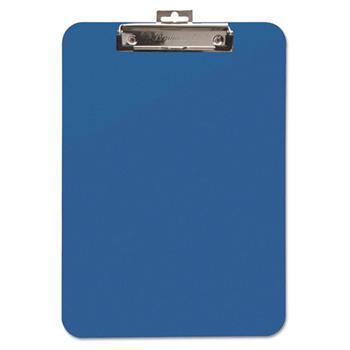 Baumgartens Unbreakable Recycled Clipboard, 1/4&quot; Capacity, 8 1/2 x 11, Blue