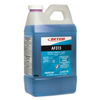 Betco AF315 Disinfectant Cleaner, Neutral pH, 2 Liter, 4/Carton