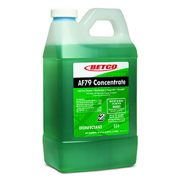 Betco AF79 FastDraw&#174; Concentrated Acid-Free Bathroom Cleaner, 67.6 oz., Citrus Bouquet Scent, 4/CT