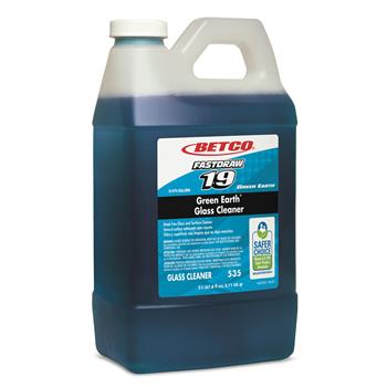 Betco Green Earth Streak Free Glass and Surface Cleaner, 2 Liter, 4/Carton
