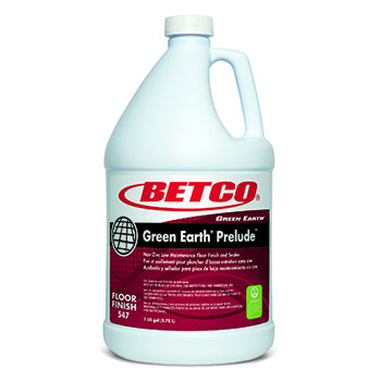 Betco Green Earth&#174; Prelude™ Floor Finish &amp; Sealer, 1 gal. Bottle, Mild Scent, 4/CT