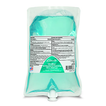Betco Clario&#174; UltraBlue™ Antibacterial Skin Cleanser Refill, Pleasant Scent, 1,000 mL, 6/CT