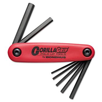Bondhus GorillaGrip Fold-Up Tool Set, 2mm-8mm