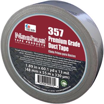 W.B. Mason Co. Premium Grade Duct Tape, 1.89&quot; x 60.1 yds, 13 Mil, Olive Drab, 24 Rolls/Case