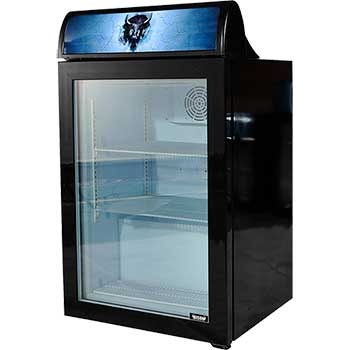 Bison Refrigeration Countertop Display Freezer, 2.83 cu. ft., 2 Shelves