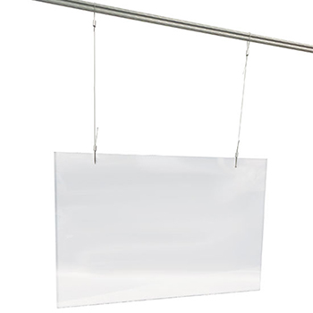 Nemco Hanging Easy Shield, 36&quot; X 24&quot;, Clear