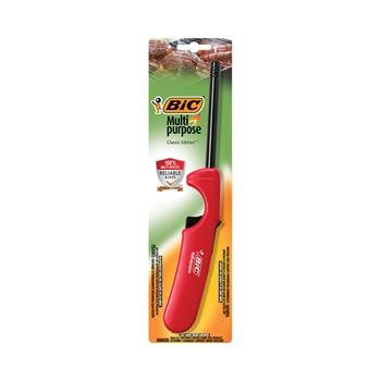 BIC Multi-Purpose Lighters, Assorted Handle Colors, 12/Case