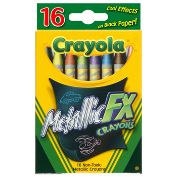 Crayola&#174; Metallic Crayons