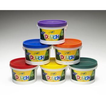 Crayola Dough, 3 lb. Resealable Bucket, 6/CT