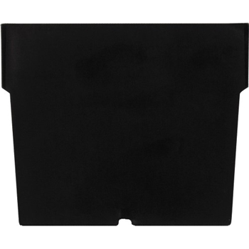 W.B. Mason Co. Plastic Shelf Bin Dividers, 2 7/8&quot; x 3&quot;, Black, 50/CS