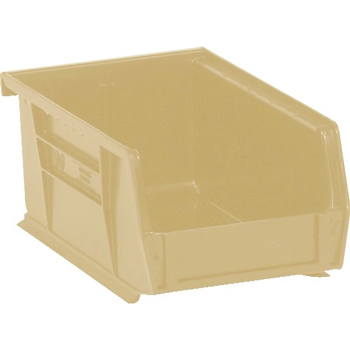 W.B. Mason Co. Plastic Stack &amp; Hang Bin Boxes, 9 1/4&quot; x 6&quot; x 5&quot;, Ivory, 12/CS