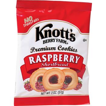 Knott&#39;s Berry Farm Shortbread Cookie, Raspberry, 2 oz, 60/CS