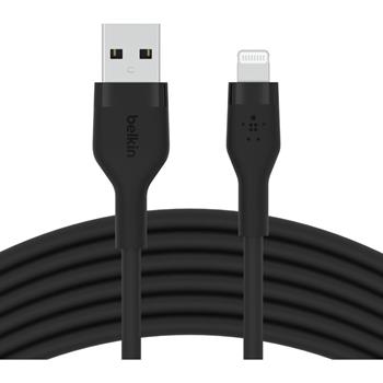 Belkin USB-A to Lightning Cable Connector, 3.28 ft, Apple, Black