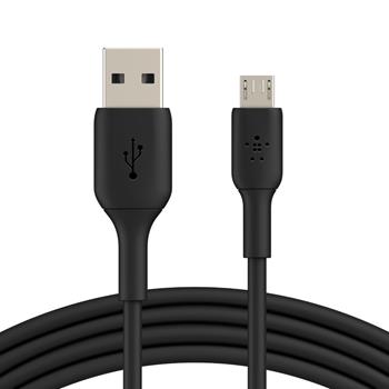Belkin Micro-USB/USB Data Transfer Cable, Type A USB, 3.28 ft, Black
