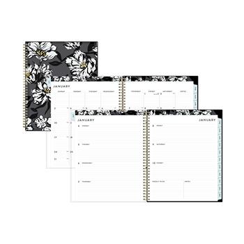 Blue Sky™ Baccara Dark Create-Your-Own Cover Weekly/Monthly Planner, 8.5&quot; x 11&quot;, 2022