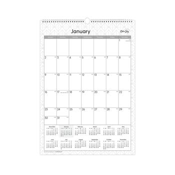 Blue Sky Enterprise Monthly Wall Calendar, 12 Month, 12&quot; x 17&quot;, Jan 2024 - Dec 2024