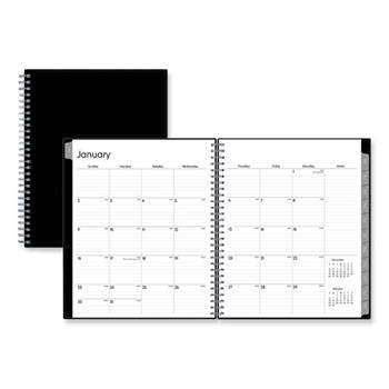 Blue Sky Enterprise Monthly Planner, 12 Month, 10&quot; x 8&quot;, Black Cover, Jan 2024 - Dec 2024
