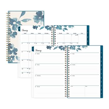 Blue Sky Weekly Monthly Planner 5 X 8 Bakah Blue 2023 Wb Mason