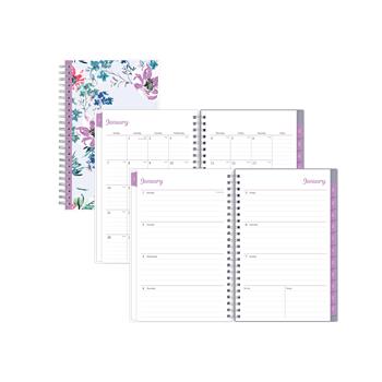 Blue Sky Create-Your-Own Cover Weekly/Monthly Planner, 12 Month, 5&quot; x 8&quot;, Laila, Jan 2024 - Dec 2024