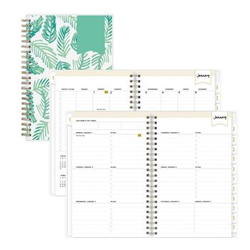 Blue Sky Day Designer Palms Weekly/Monthly Planner, 5 x 8 in