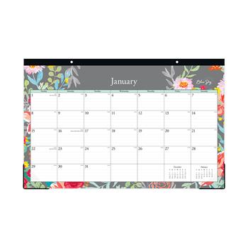 Blue Sky Desk Pad, 12 Month, 17&quot;x 11&quot;, Sophie, Jan 2024 - Dec 2024