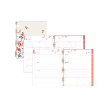 Blue Sky Weekly/Monthly Planner, 12 Month, 8-1/2&quot; x 11&quot;, Fly By, Jan 2024 - Dec 2024