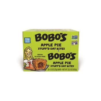 Bobo&#39;s Apple Pie Stuff&#39;d Oat Bites, 1.3 oz, 25/Box, 3 Boxes/Case