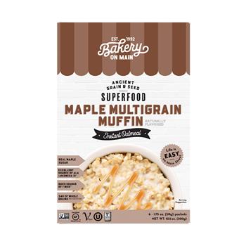 Bakery on Main Maple Multigrain Muffin Instant Oatmeal Packets, 1.75 oz., 6/BX