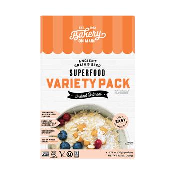 Bakery on Main Variety Pack Instant Oatmeal Packets, 1.75 oz., 6/BX