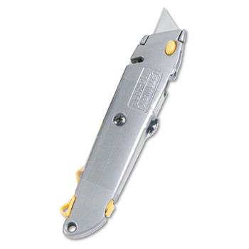 Stanley&#174; Quick-Change Utility Knife w/Retractable Blade &amp; Twine Cutter, Gray