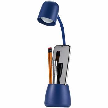 Bostitch Desk Lamp with Storage Cup, Navy