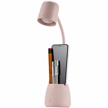 Bostitch Desk Lamp with Storage Cup, Pink