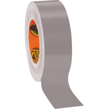 Gorilla Glue&#174; Duct Tape, 2&quot; x 30 yds., 17.0 Mil, Silver, 1 Roll/Case