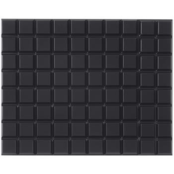 3M Bumpon™ Square Protective Tape, 1/2&quot; x 1/8&quot;, Black, 3000/CS