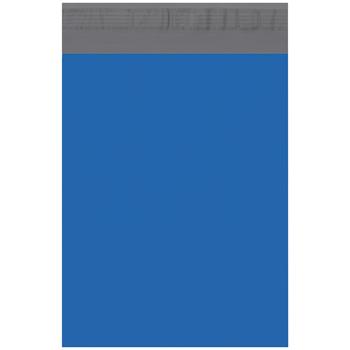 W.B. Mason Co. Self-Seal Poly Mailers, 10 in x 13 in, Blue, 100/Case
