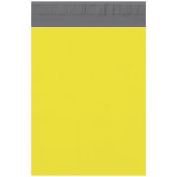 W.B. Mason Co. Self-Seal Poly Mailers, 10 in x 13 in, Yellow, 100/Case