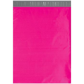 W.B. Mason Co. Self-Seal Poly Mailers, #7, 14-1/2 in x 19 in, Pink, 100/Case