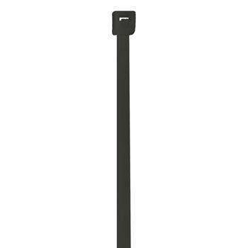 W.B. Mason Co. UV Cable Ties, 18#, 4&quot;, Black, 1000/Case