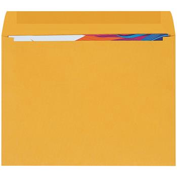W.B. Mason Co. Gummed Envelopes, 12 in x 9 in, Kraft, 500/Case