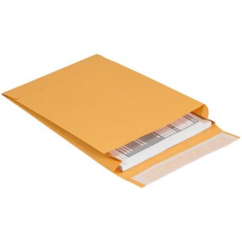 W.B. Mason Co. Expandable Self-Seal Envelopes, 9-1/2 in x 13 in x 2 in, Kraft, 250/Case