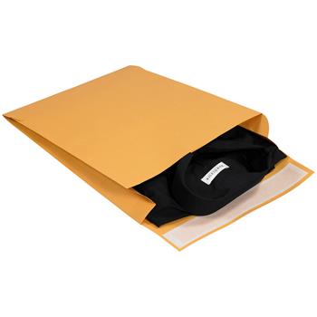 W.B. Mason Co. Expandable Self-Seal Envelopes, 12 in x 15 in x 3 in, Kraft, 250/Case